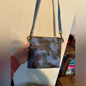 C.A.B Blue Camo Crossbody Bag